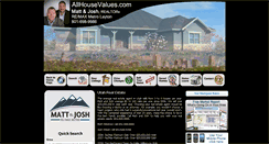 Desktop Screenshot of allhousevalues.com